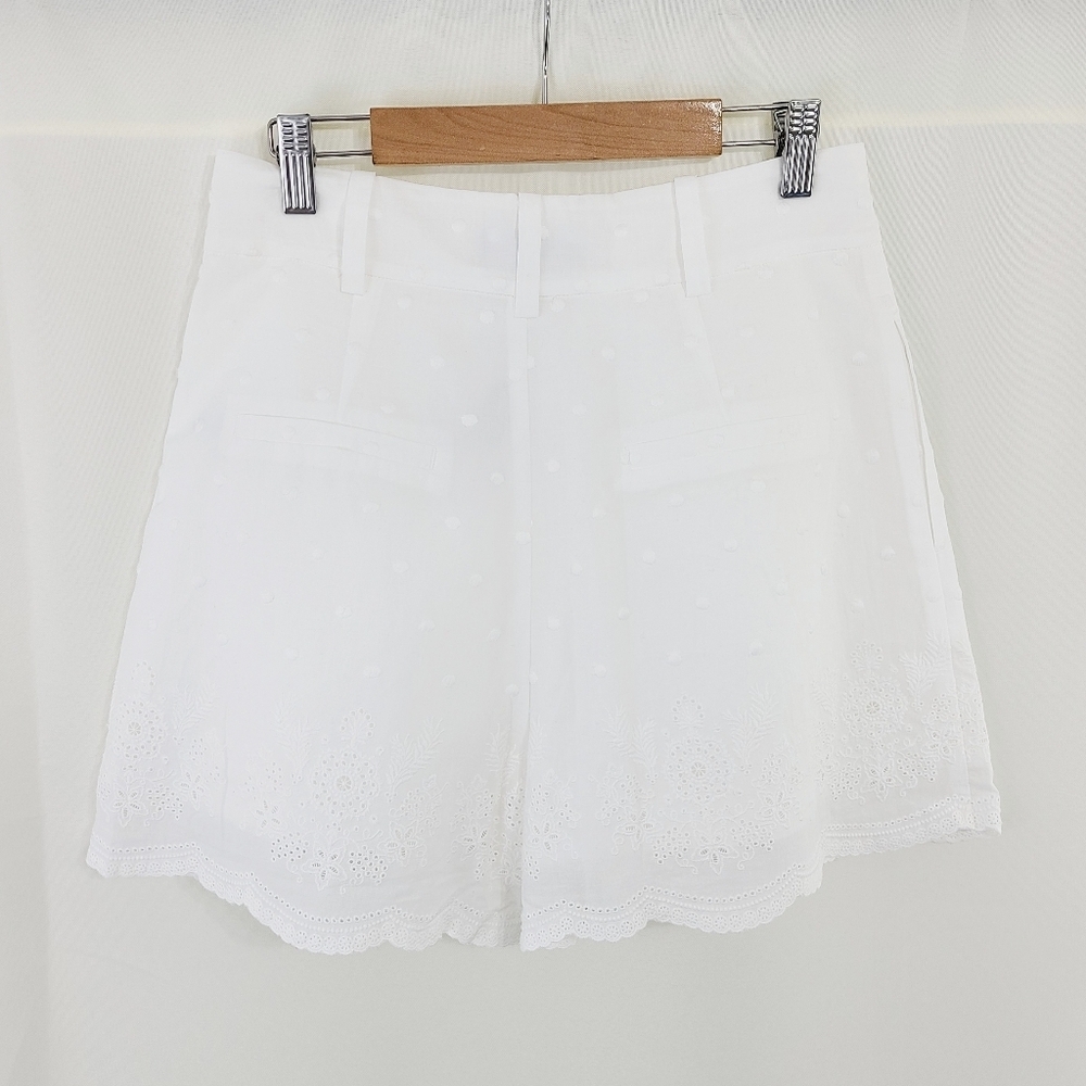 Generation Love Sarine white cotton shorts scalloped broderie size 8 NEW NWT - Picture 4 of 7